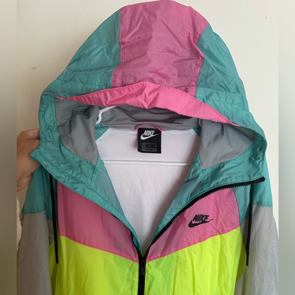 Nike Windrunner Neon Pink-Teal size small - Picture 6 of 6